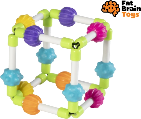 Fat Brain miękka sensoryczna zabawka Quubi dla niemowląt