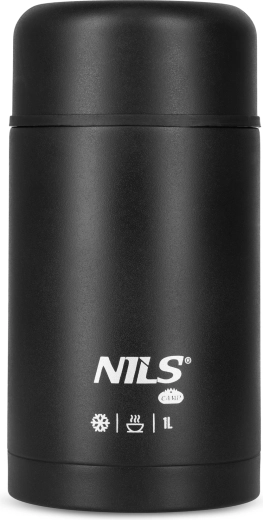 Termos obiadowy NILS Camp 1000 ml czarny