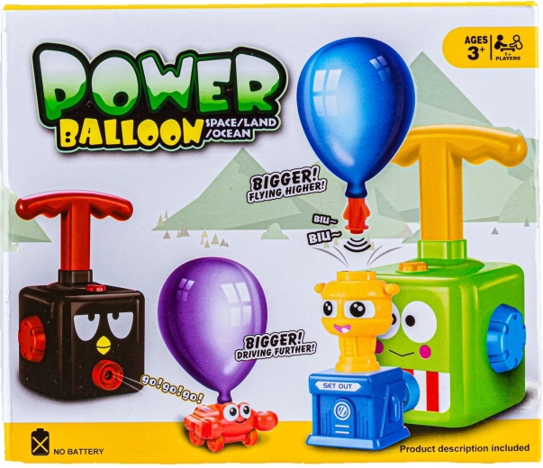 Jazda na powietrzu z balonu – bez baterii