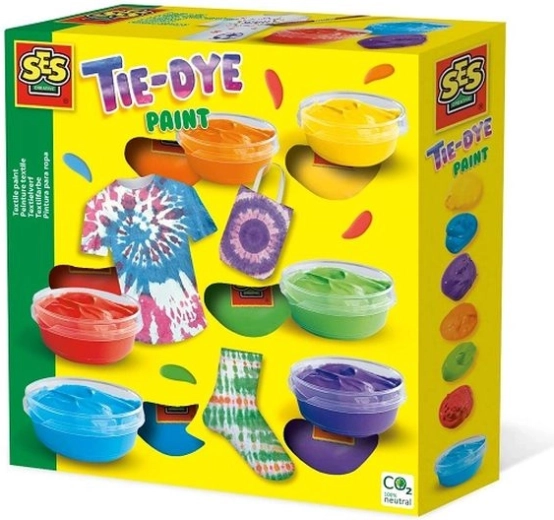 SES farby do tkanin tie-dye zestaw 6 kolorów