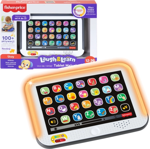 Interaktywny tablet edukacyjny dla najmłodszych Fisher-Price z ponad 100 dźwiękami (polski)