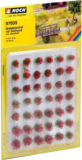 Kwitnące kępki trawy mini zestaw 42 szt.