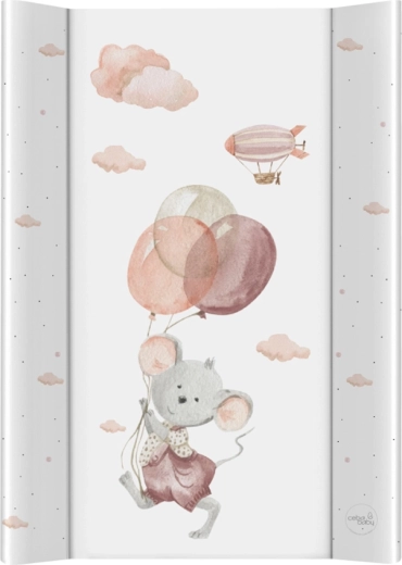Ceba Baby mata do przewijania ze sztywną płytą 50 × 70 cm basic mouse