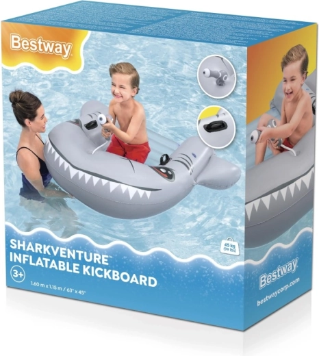 Nadmuchiwana łódź w kształcie rekina z armatką wodną BESTWAY 160 × 115 cm
