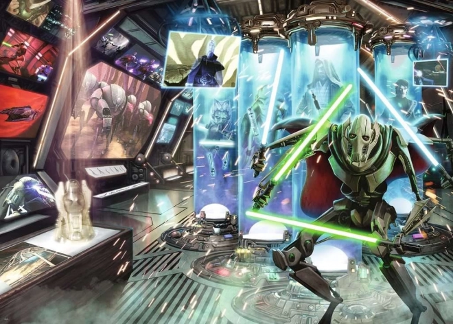 Puzzle RAVENSBURGER Star Wars – złoczyńcy: Generał Grievous, 1000 elementów