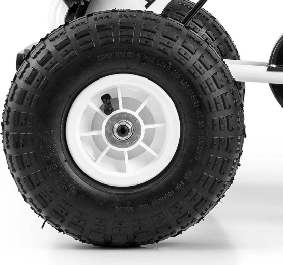 Pompowane koła z łożyskami dla płynnej jazdy