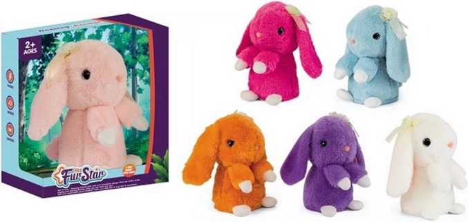 Mówiący i tańczący pluszowy króliczek z powtarzaniem