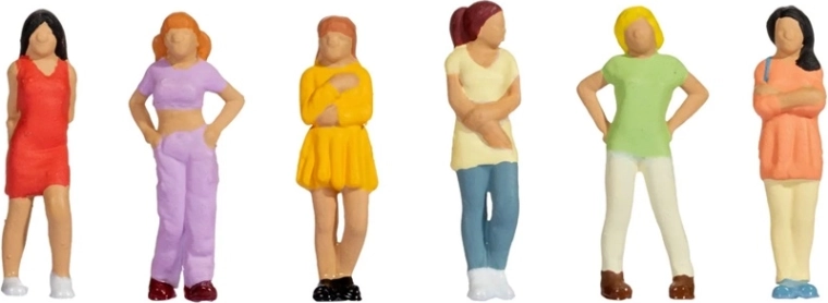 Noch zestaw figurek dziewcząt H0 (6 szt.)