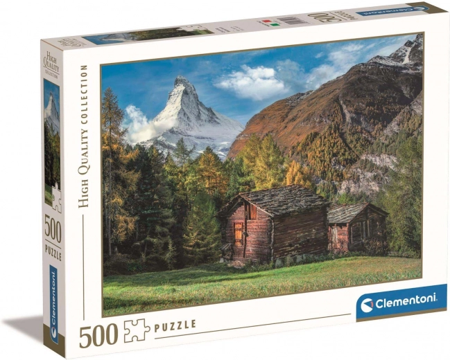 Puzzle 500 elementów, zachwycający Matterhorn – CLEMENTONI