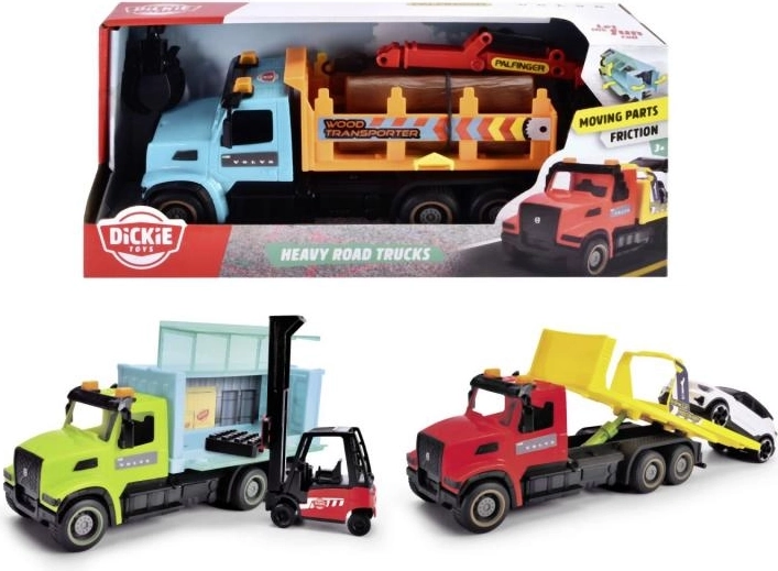 miejski ciężki samochód ciężarowy VOLVO 22 cm – mix 3 modeli