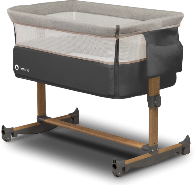 Dostawne łóżeczko Lionelo Leonie – Szary