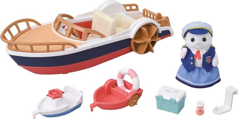Łódka wycieczkowa żeglarza foki Sylvanian Families