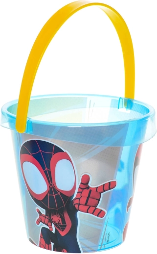 Przezroczyste wiaderko z motywem Spider-Man