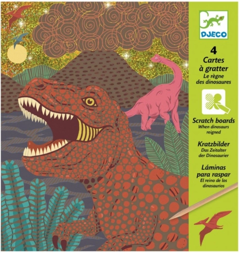 Djeco zdrapywanki Dinozaury