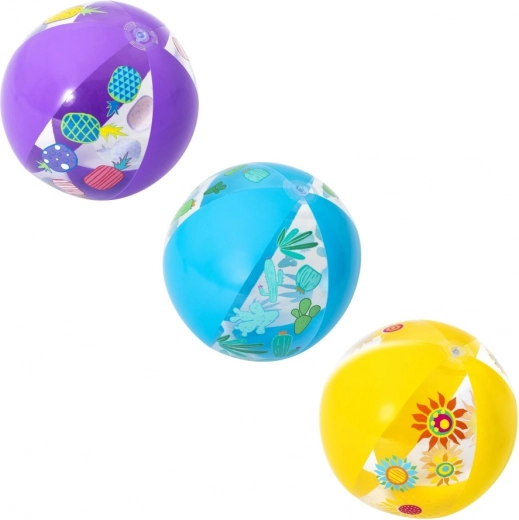 Bestway dmuchana piłka plażowa z kwiatowym motywem 51 cm