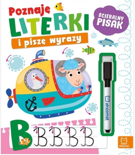 Poznaję litery i piszę słowa – zmazywalny pisak