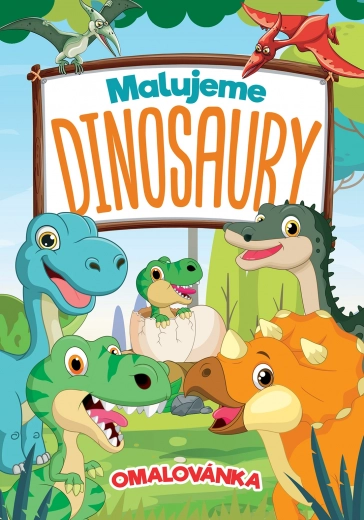 Malujemy dinozaury - kolorowanka dla dzieci