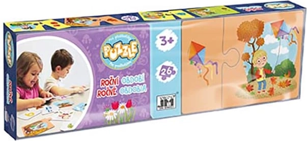 Puzzle dla przedszkolaków – Pory roku