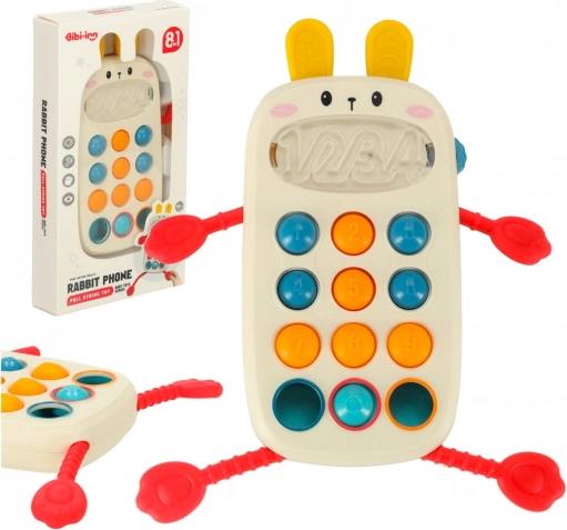 Sensoryczny telefon–gryzak dla niemowląt Bibi-inn