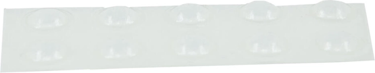 Samoprzylepne przezroczyste półokrągłe odbojniki 6,4 × 1,6 mm (10 szt.) BS-40