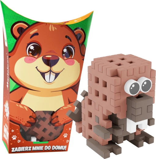Klocki Mini Waffle Pocket Pets – bóbr