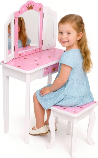 Potrójne lustro jak w prawdziwym salonie