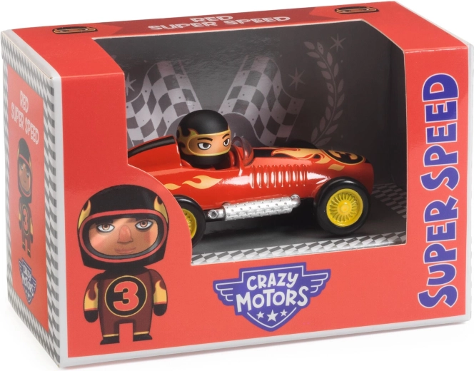 Djeco Crazy Motors autko Red Super Speed