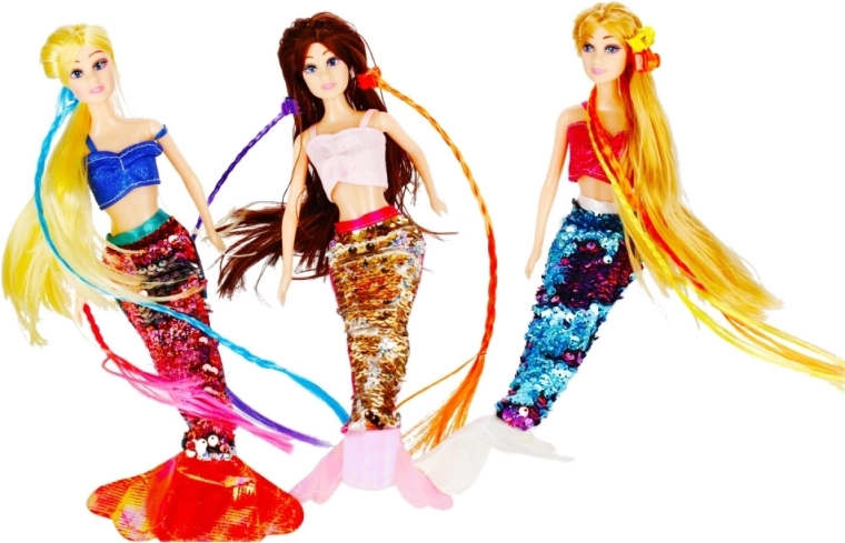 Błyszczący cekinowy ogon dla magicznego efektu