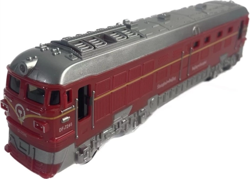 elektryczna zabawkowa lokomotywa ze światłem i dźwiękiem