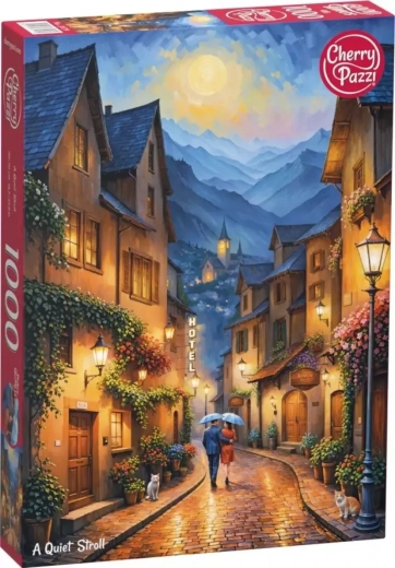 CHERRY PAZZI puzzle Cichy spacer 1000 elementów
