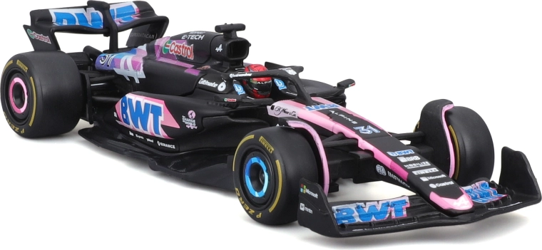 figurka kierowcy i swobodnie obracające się koła