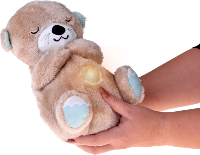 Delikatne oddychanie i kojące światło