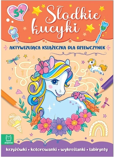 Aktywna książka dla dziewczynek – Słodkie koniki