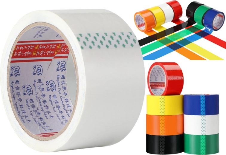 Biała akrylowa taśma pakowa 48 mm × 50 yd