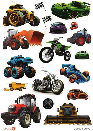 Naklejki moto Topgal Stickers
