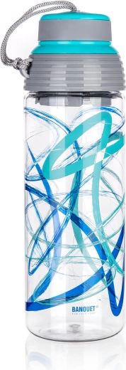 Butelka na napoje z tritanu 550 ml BANQUET QUEST turkusowa