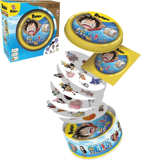 Asmodee Dobble One Piece – gra spostrzegawczości w metalowym pudełku