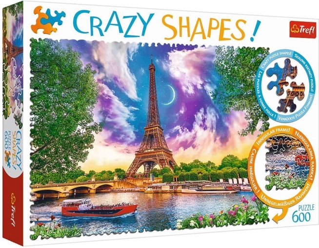 Puzzle 600 Crazy Shapes - Niebo nad Paryżem