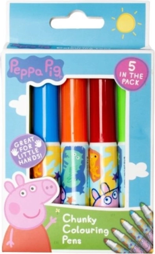 Alltoys flamastry Świnka Peppa 5 szt.