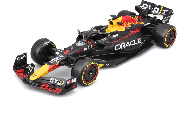 Metalowy model 1:24 red bull racing rb19 2023 z kierowcą