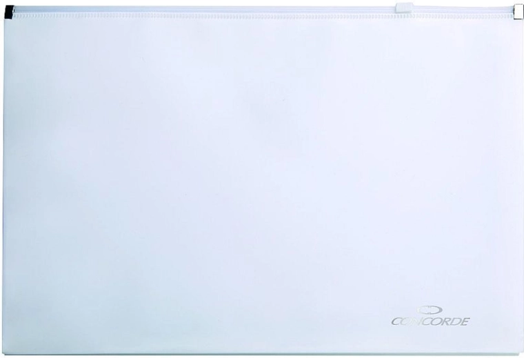 Teczka na dokumenty z zamkiem A4 CONCORDE, biała