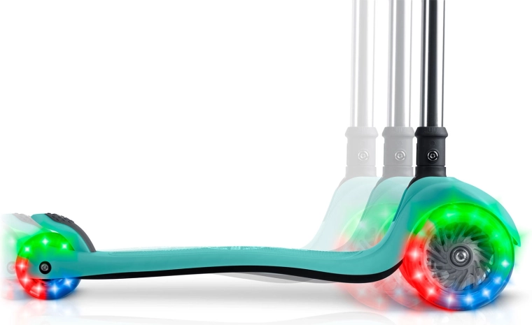 Świecąca zabawa: fluorescencyjna platforma i kółka LED