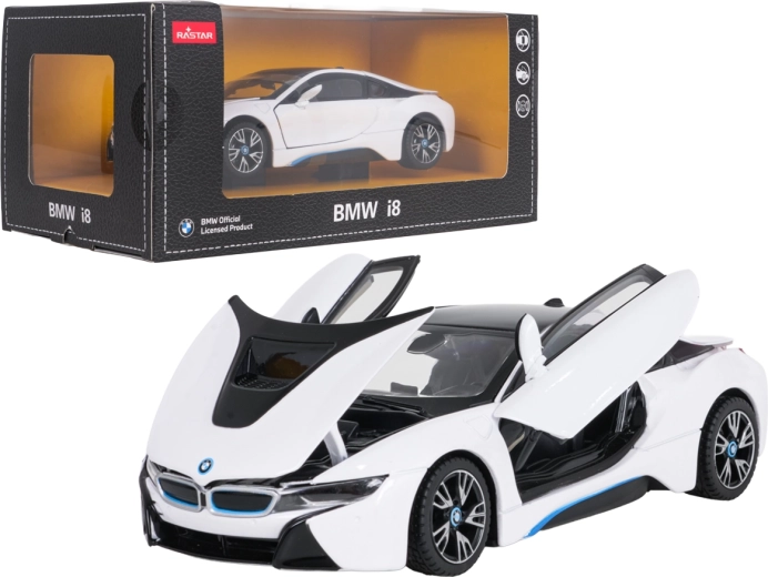 Metalowy model BMW i8 RASTAR 1:24 – Biały