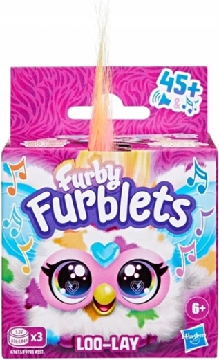 Furby Furblets Loo-Lay – interaktywny mini pluszak z klipsem
