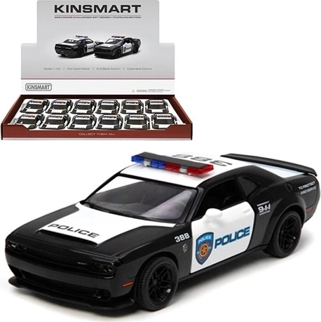 Model policyjnego samochodu Dodge Challenger Demon 2023