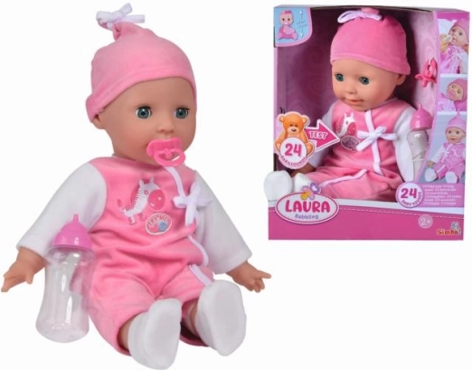 Lalka Laura z dziecięcym gaworzeniem 38 cm
