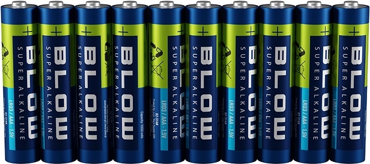 Baterie alkaliczne AAA (LR03) BLOW Super Alkaline 10 szt.