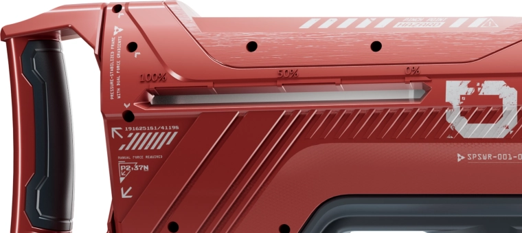 Bez baterii: w pełni mechaniczny blaster