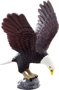 Plastowa figurka bielika amerykańskiego 9 cm