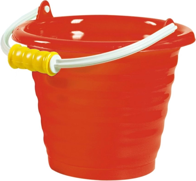 Androni wiaderko z falbanką – średnica 20 cm – Czerwony